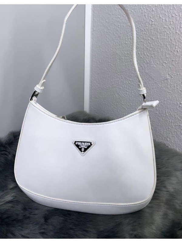 Bolsa prada blanca sale